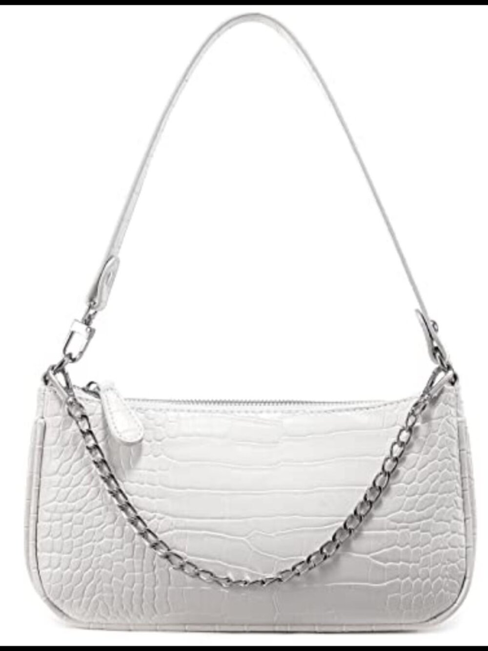 Retro Crocodile Pattern PU Leather Shoulder Bag Tote Clutch Purse